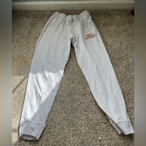White Nike Joggers
